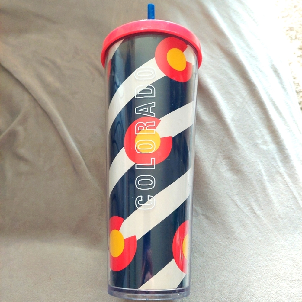 Starbucks Venti Colorado Reuseable Cold Cup.